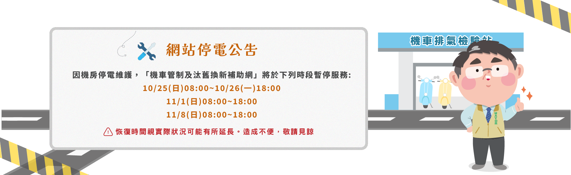 維護中